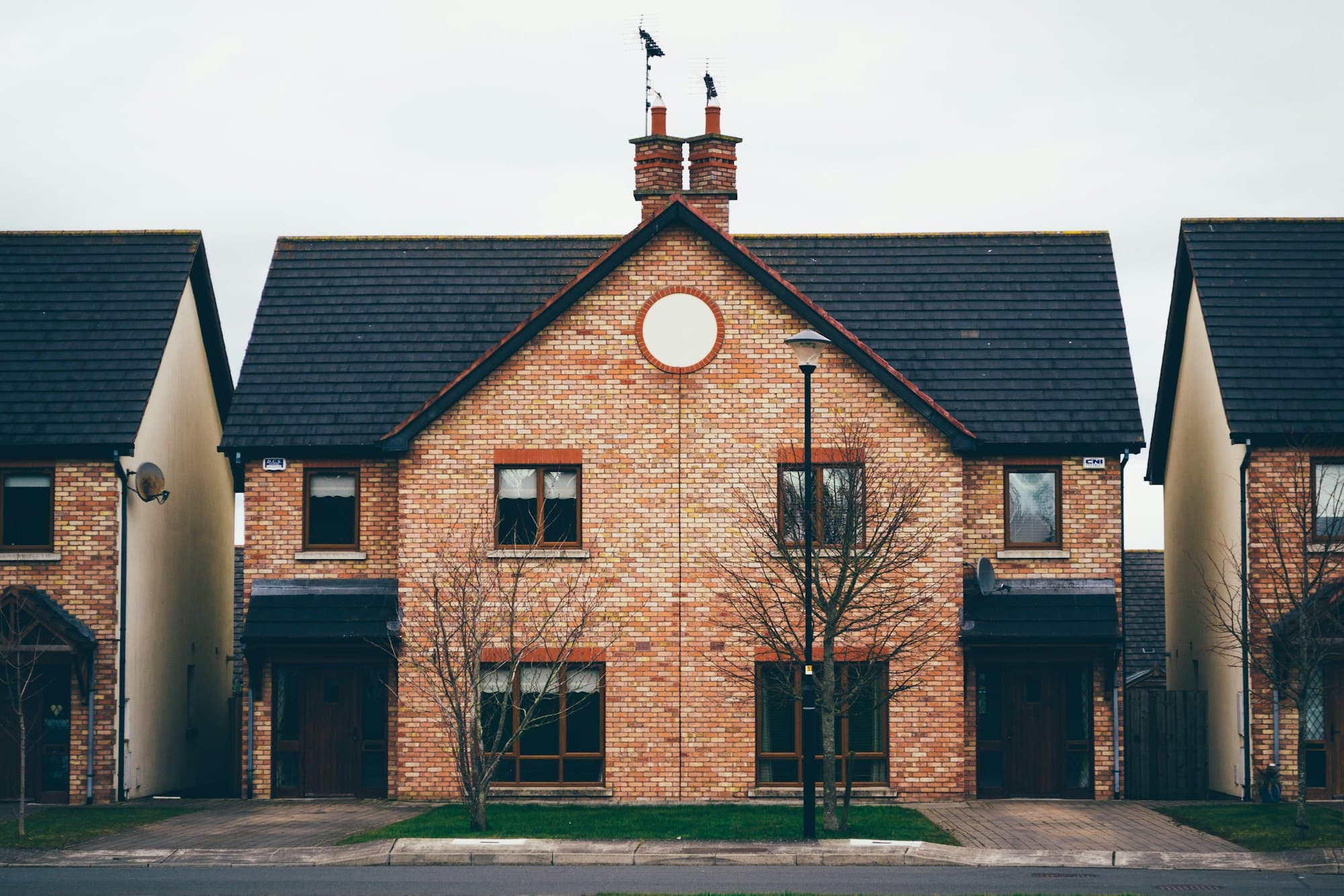 Brick family homes